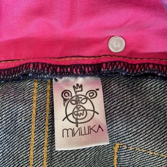 MNWKA Mishka NYC Button Fly Straight Leg Jeans - Picture 11 of 16